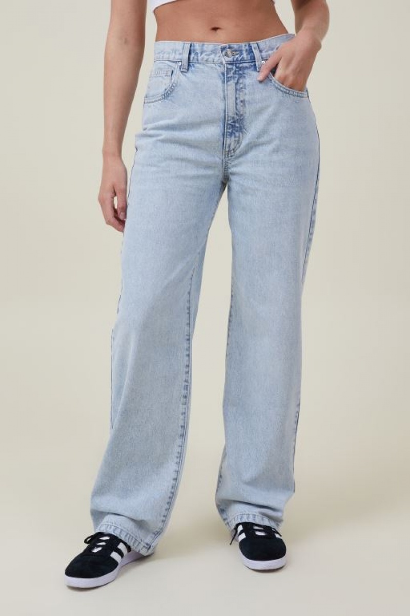 Jeans Cotton On Loose Directo Mujer Azules | WMh8qkDDnK1