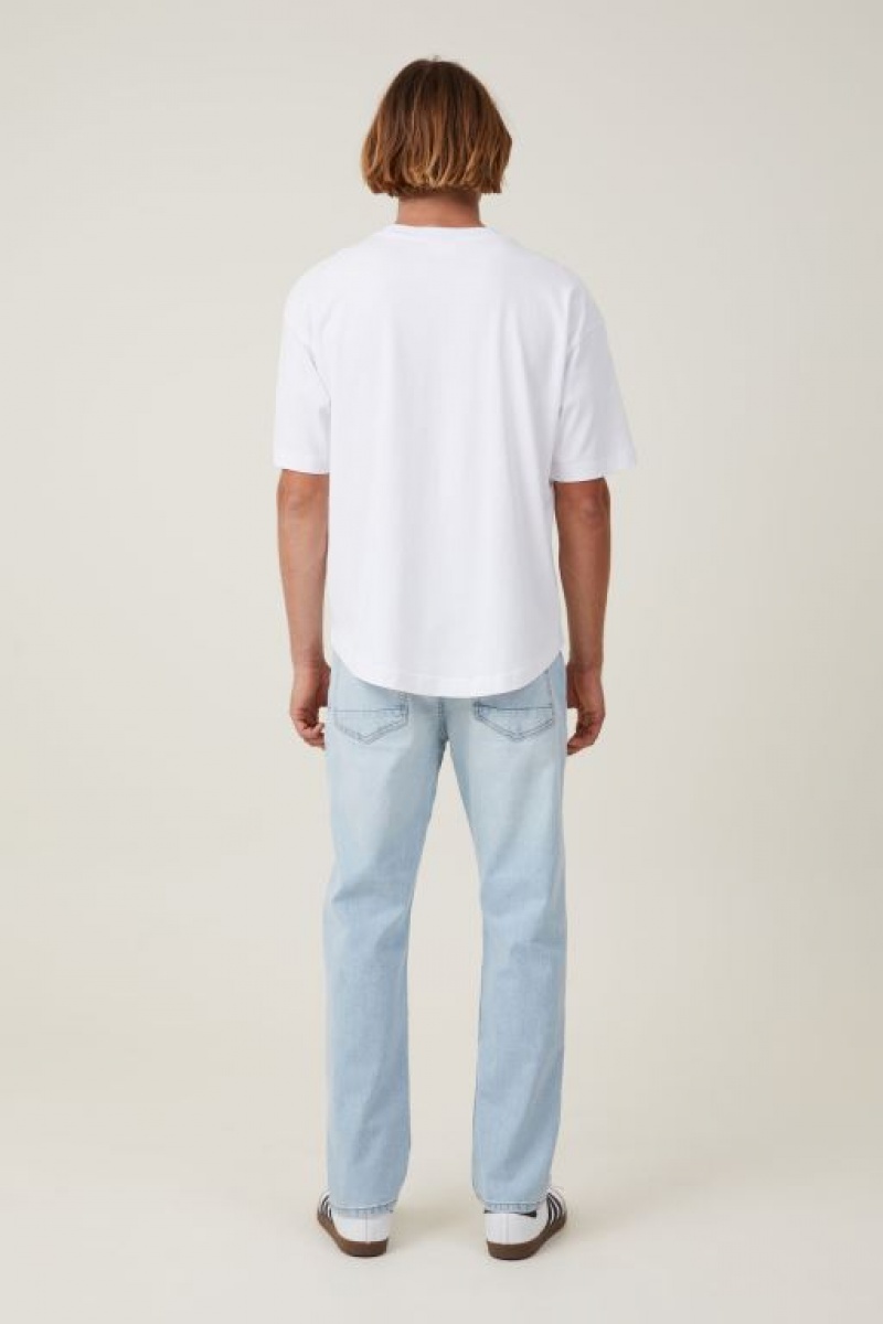 Jeans Cotton On Slim Directo Hombre Blancas Azules | ffbrzqijXir