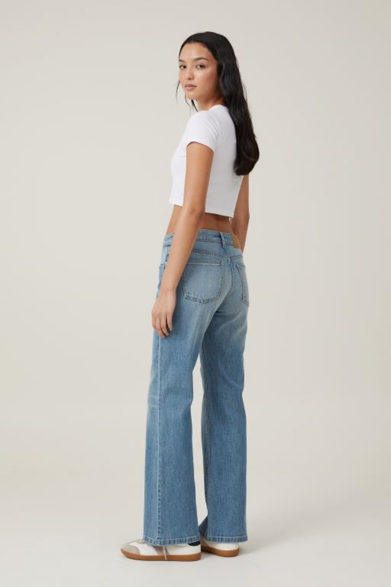 Jeans Cotton On Stretch Bootcut Flare Mujer Azules | a4F8klzcZvR