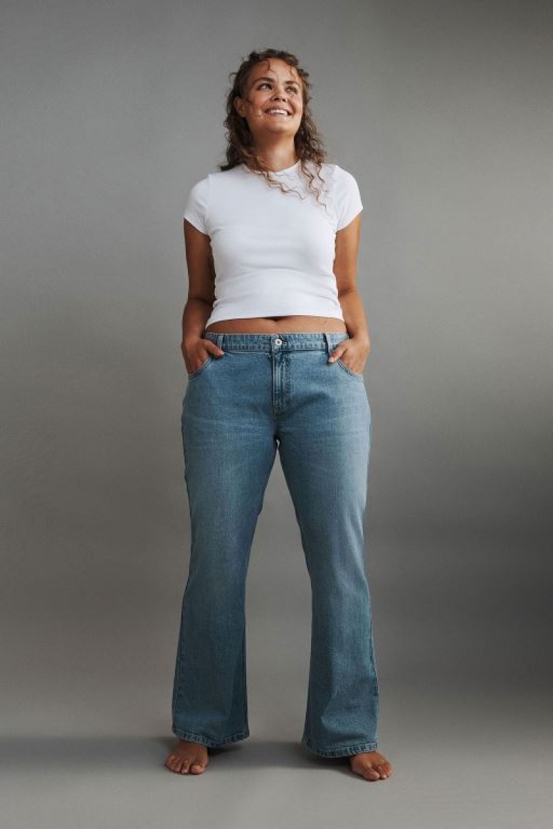 Jeans Cotton On Stretch Bootcut Flare Mujer Azules | uGHjQDKFY9i