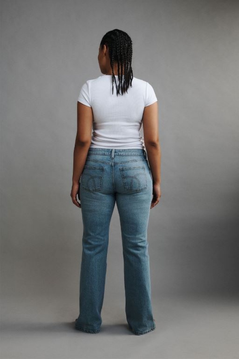 Jeans Cotton On Stretch Bootcut Flare Mujer Azules | uGHjQDKFY9i