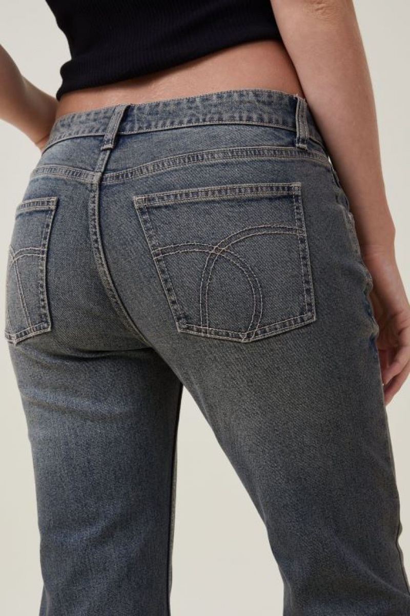 Jeans Cotton On Stretch Bootcut Flare Mujer Azules | 27Mz2kTMes3