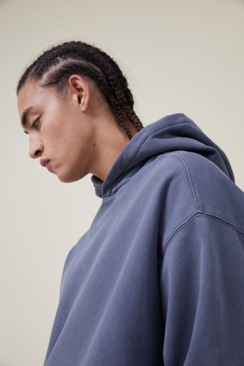 Jerséis Cotton On Oversized Hoodie Hombre Azules | KJdLLwJgfLM