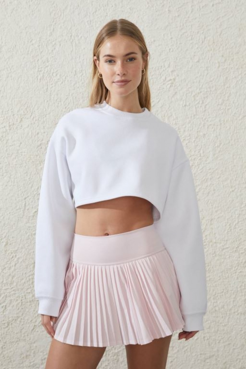 Jerséis Cotton On Plush Cropped Shrug Mujer Blancas | WjeTEqhTpVo