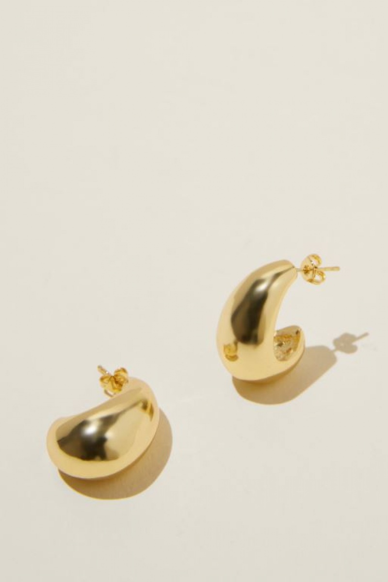 Joyería Cotton On Mid Charm Earring Mujer Doradas | U79uTxNbWj6