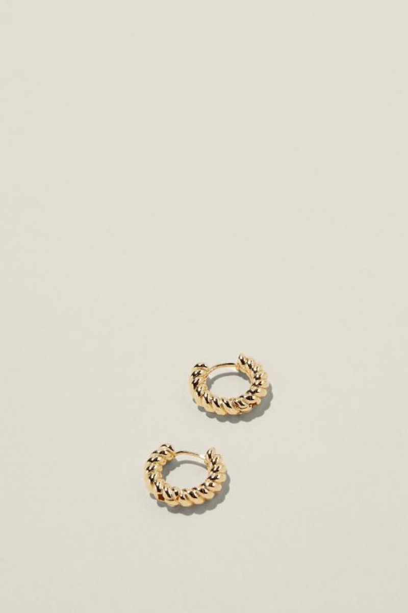 Joyería Cotton On Small Hoop Earring Mujer Doradas | 2lQ6U3Ire2F