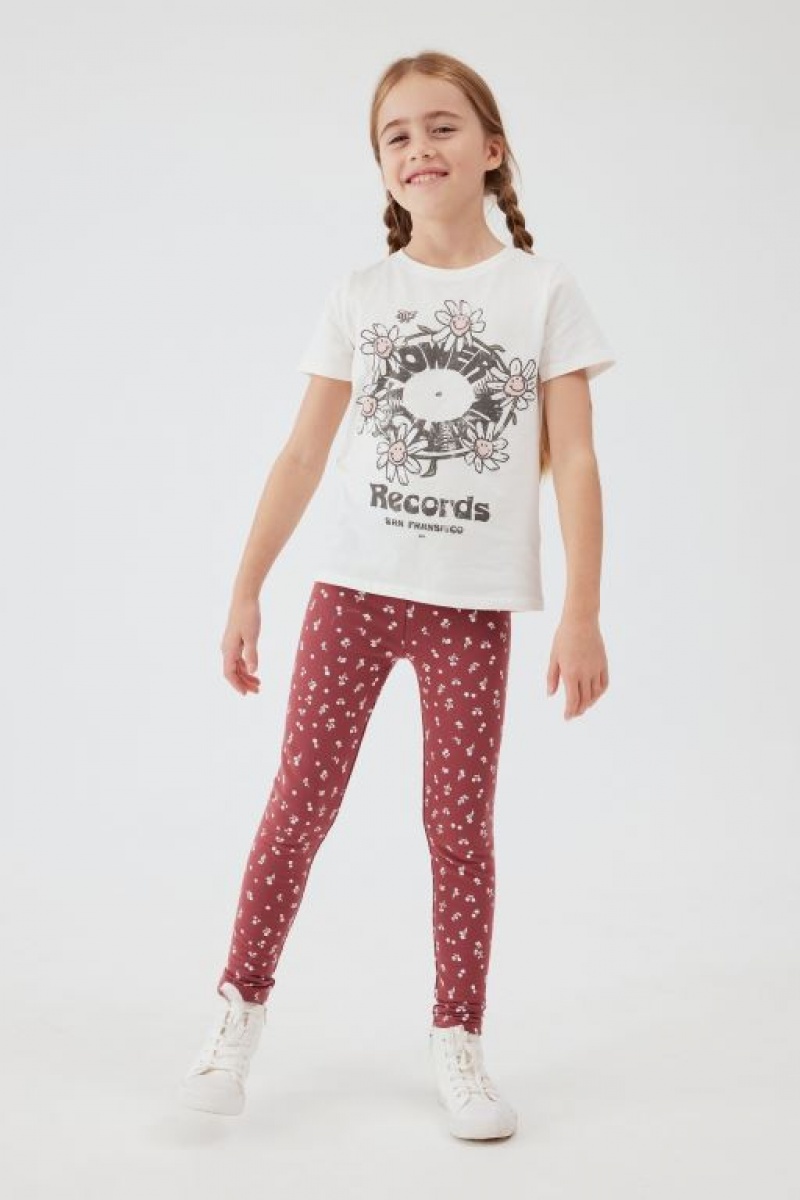 Leggins Cotton On Fleece Niña Henna | krWxXUejNzO