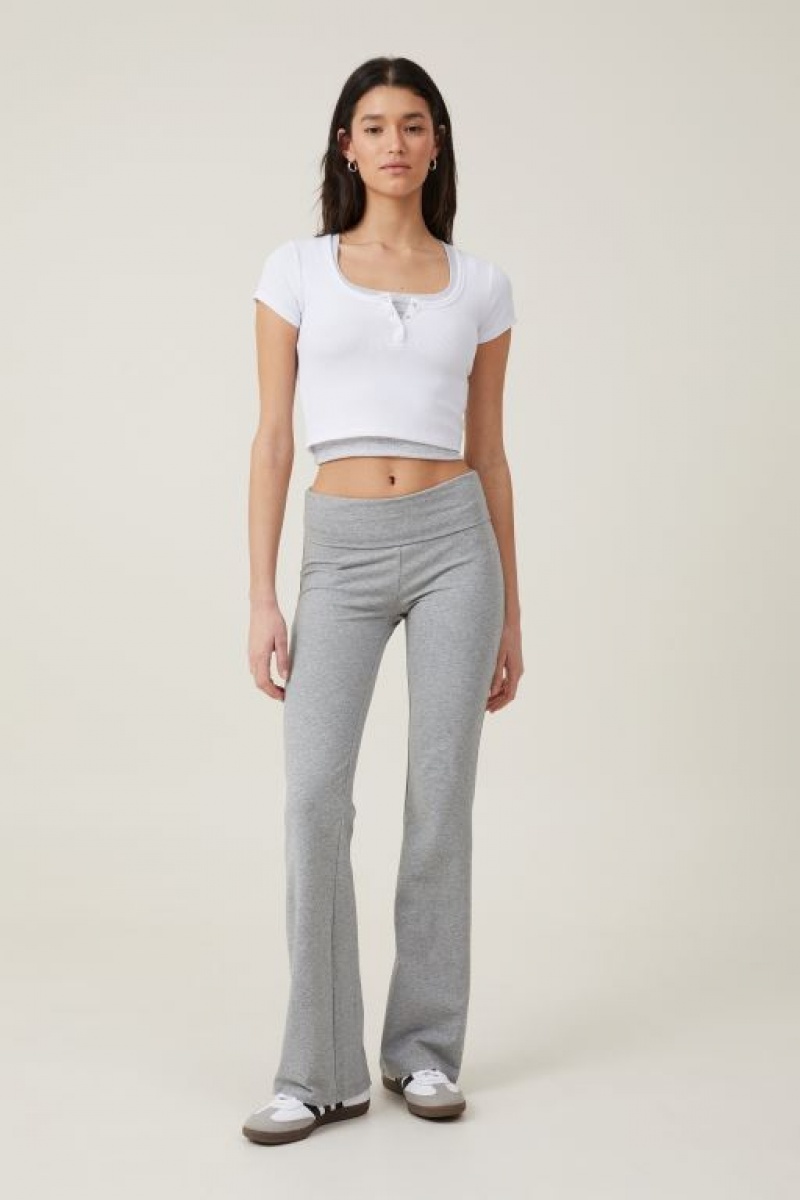 Pantalon Cotton On Bella Bootleg Mujer Gris | Hka6vS1zX0R