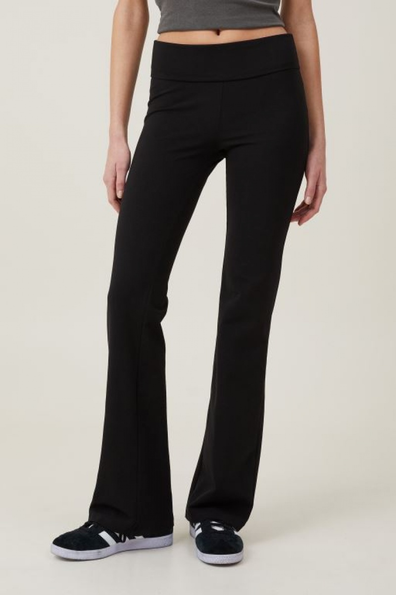 Pantalon Cotton On Bella Bootleg Mujer Negras | XtPUqHI2DMf