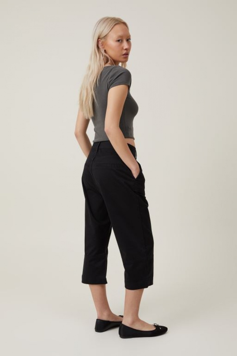 Pantalon Cotton On Capri Mujer Negras | 2cvBYbJNAYv