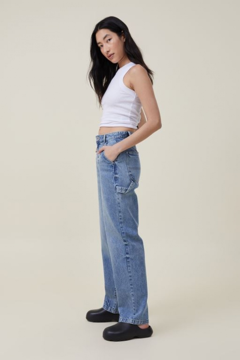 Pantalon Cotton On Carpenter Jean Mujer Azules | xNbAJtBfHTi