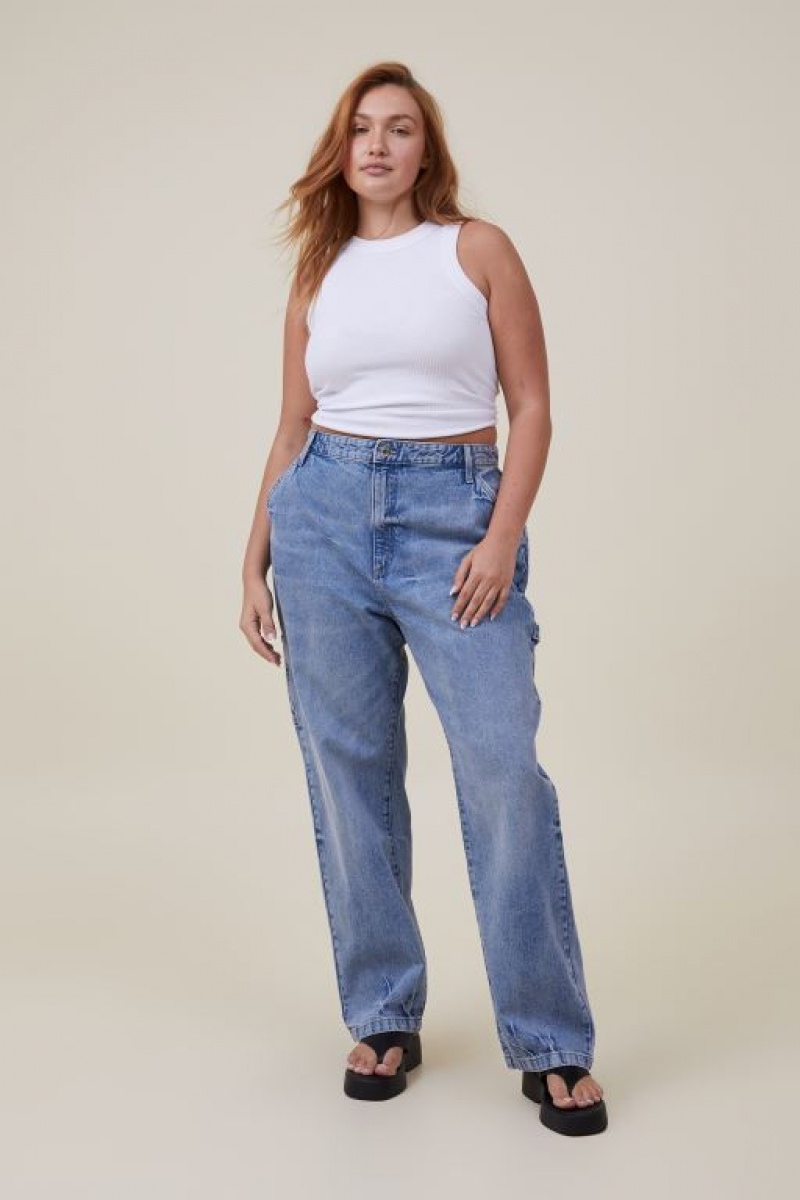 Pantalon Cotton On Carpenter Jean Mujer Azules | xNbAJtBfHTi