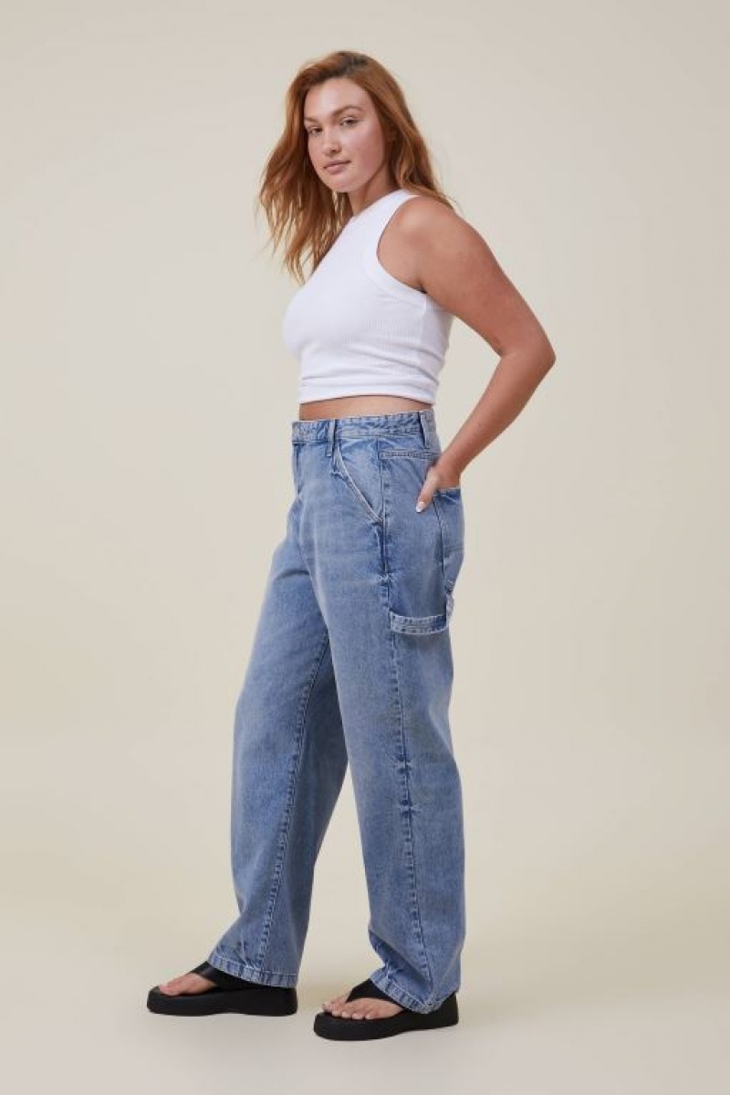 Pantalon Cotton On Carpenter Jean Mujer Azules | xNbAJtBfHTi