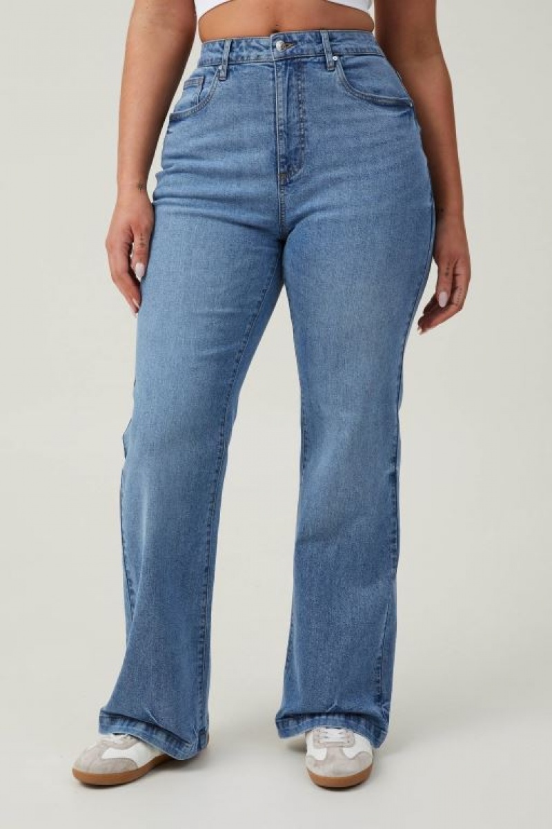 Pantalon Cotton On Curvy Stretch Bootcut Flare Jean Mujer Azules | bYDNQ7g7pjZ