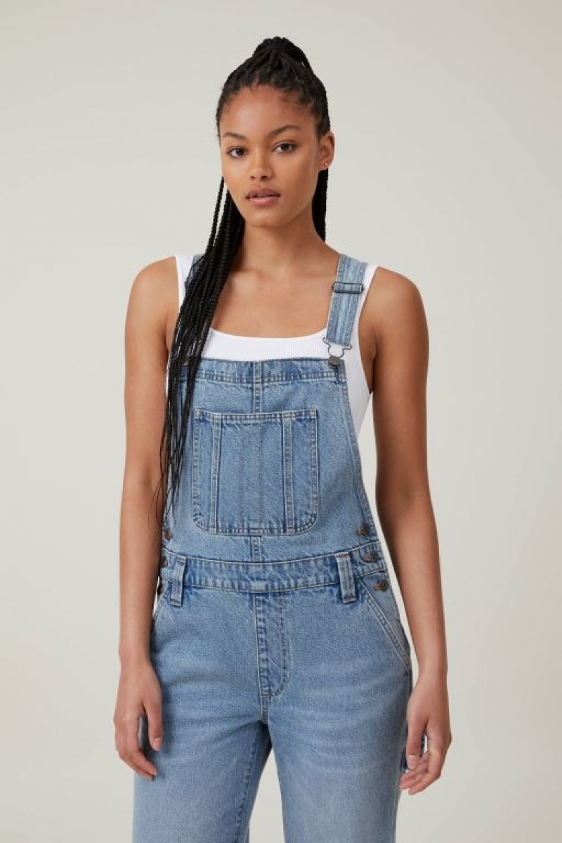 Pantalon Cotton On Denim Overall Mujer Azules | rol5zJnere2