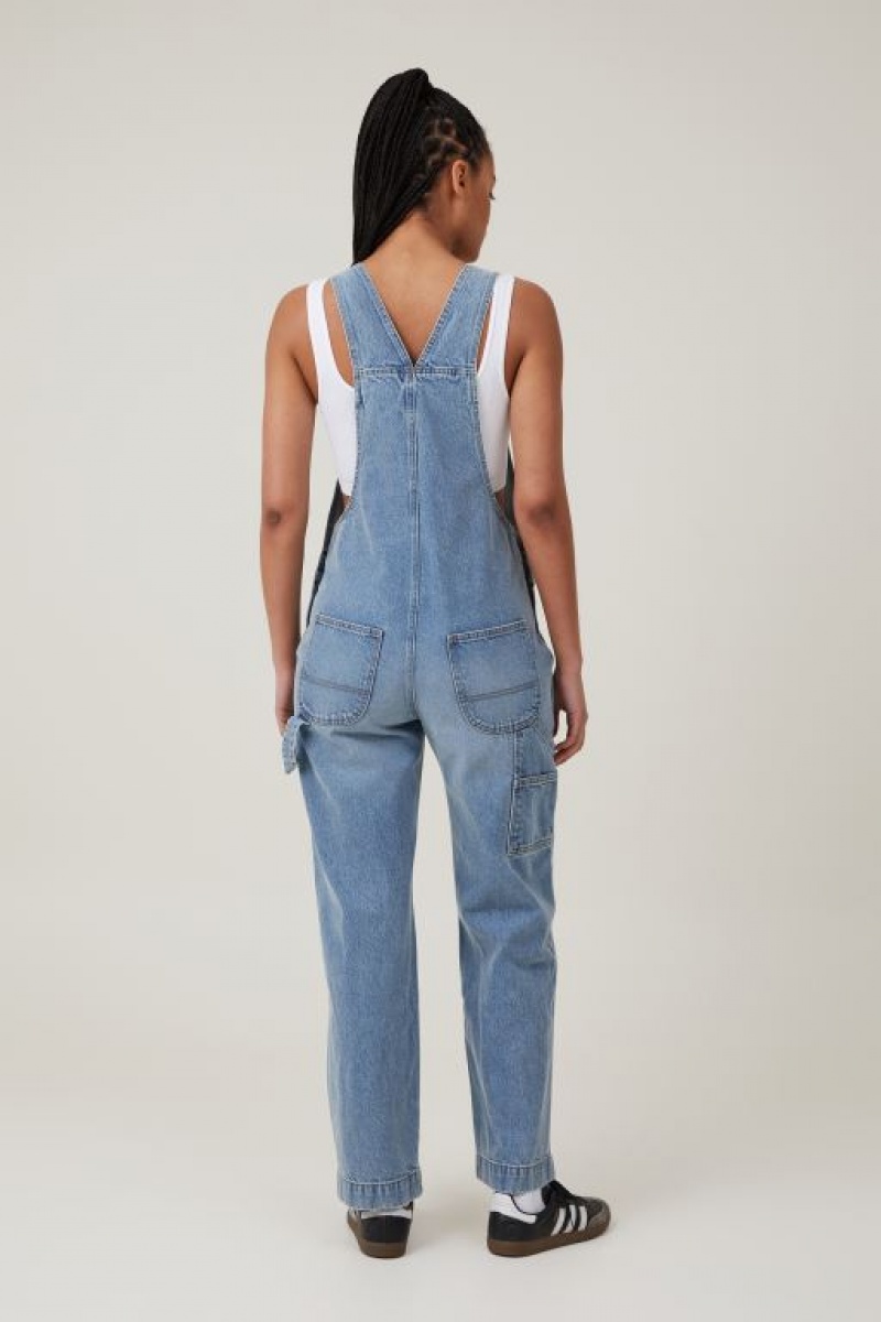 Pantalon Cotton On Denim Overall Mujer Azules | rol5zJnere2