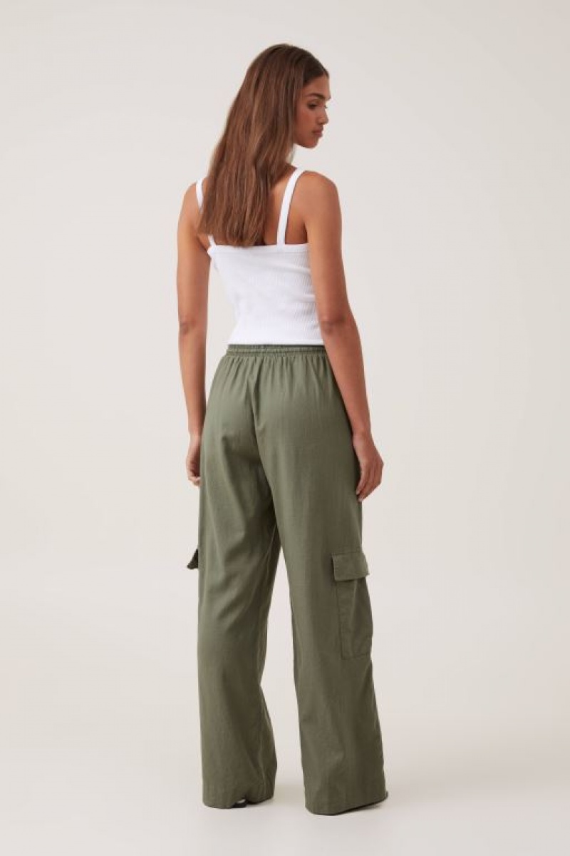 Pantalon Cotton On Haven Utility Anchos Leg Mujer Washed | ifYZ1Z6JxmX