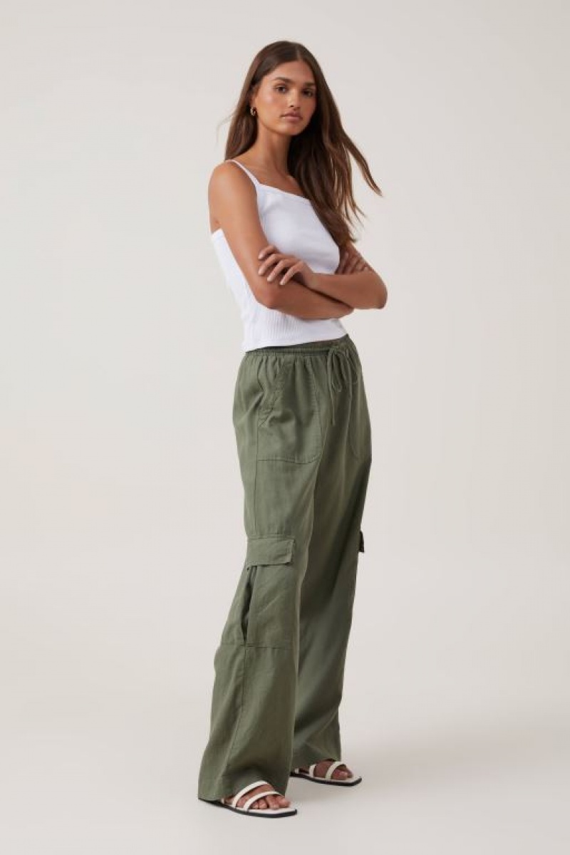 Pantalon Cotton On Haven Utility Anchos Leg Mujer Washed | ifYZ1Z6JxmX