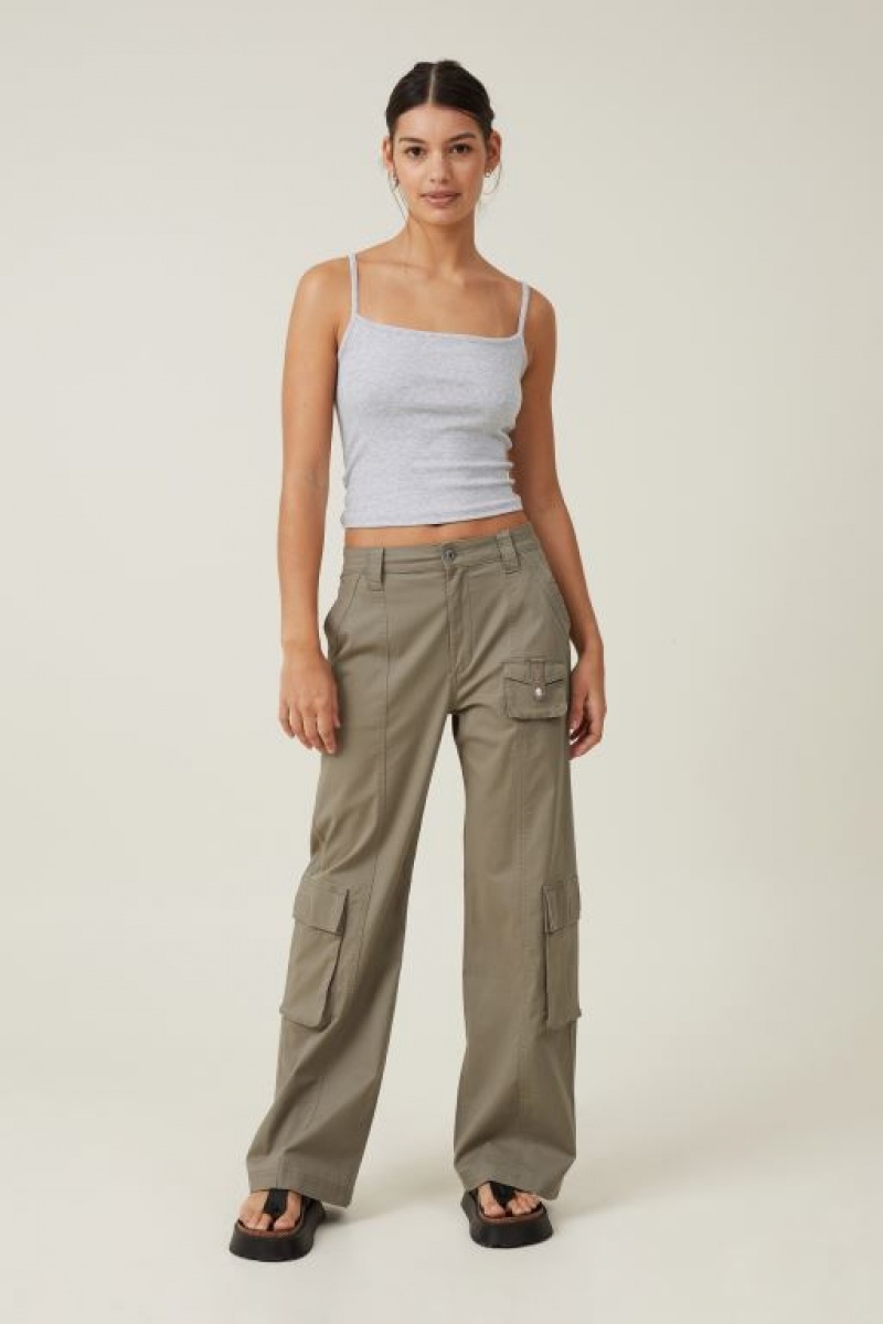 Pantalon Cotton On Hayden Cargo Mujer Woodland | clYyMeWgSxJ