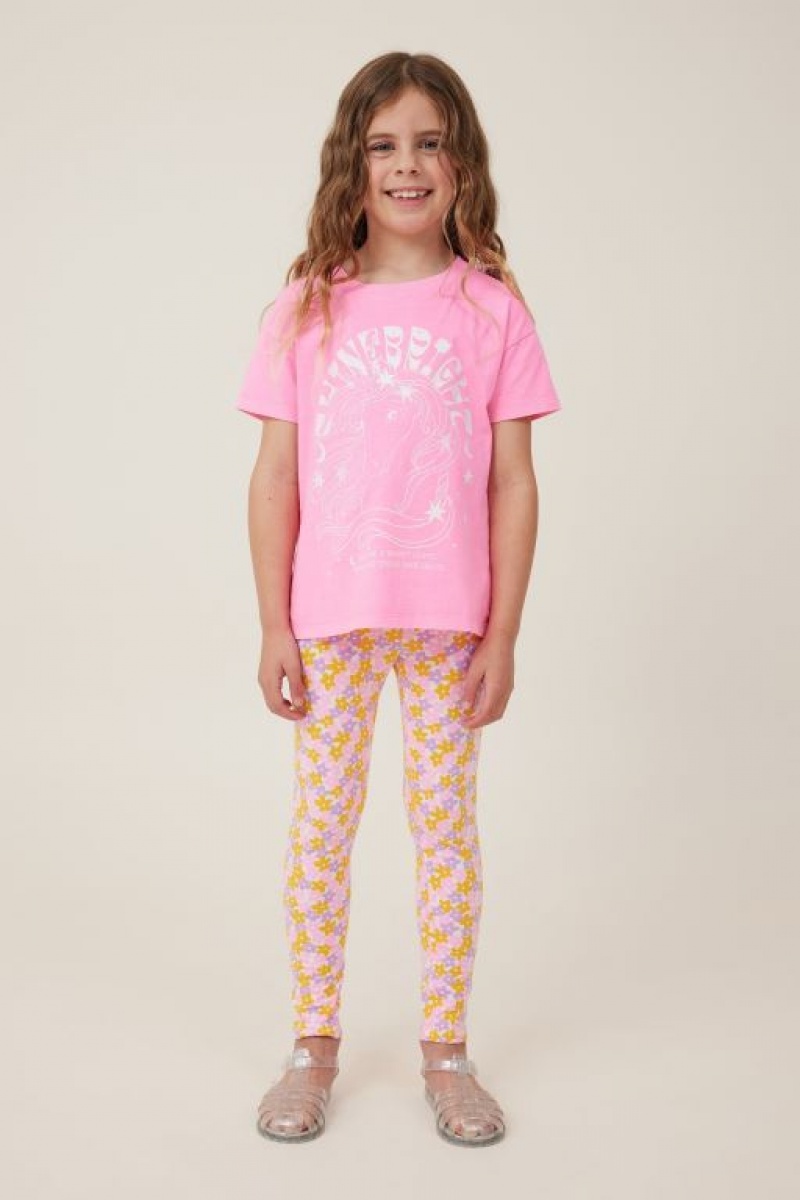 Pantalon Cotton On Huggie Tights Niña Amarillo Claro | Y6WB3mpRWzX