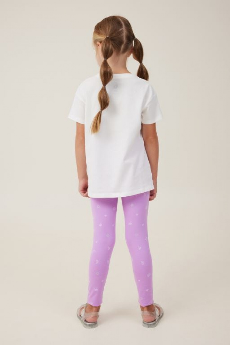 Pantalon Cotton On Huggie Tights Niña Lavanda | WTUNJAjUsaO