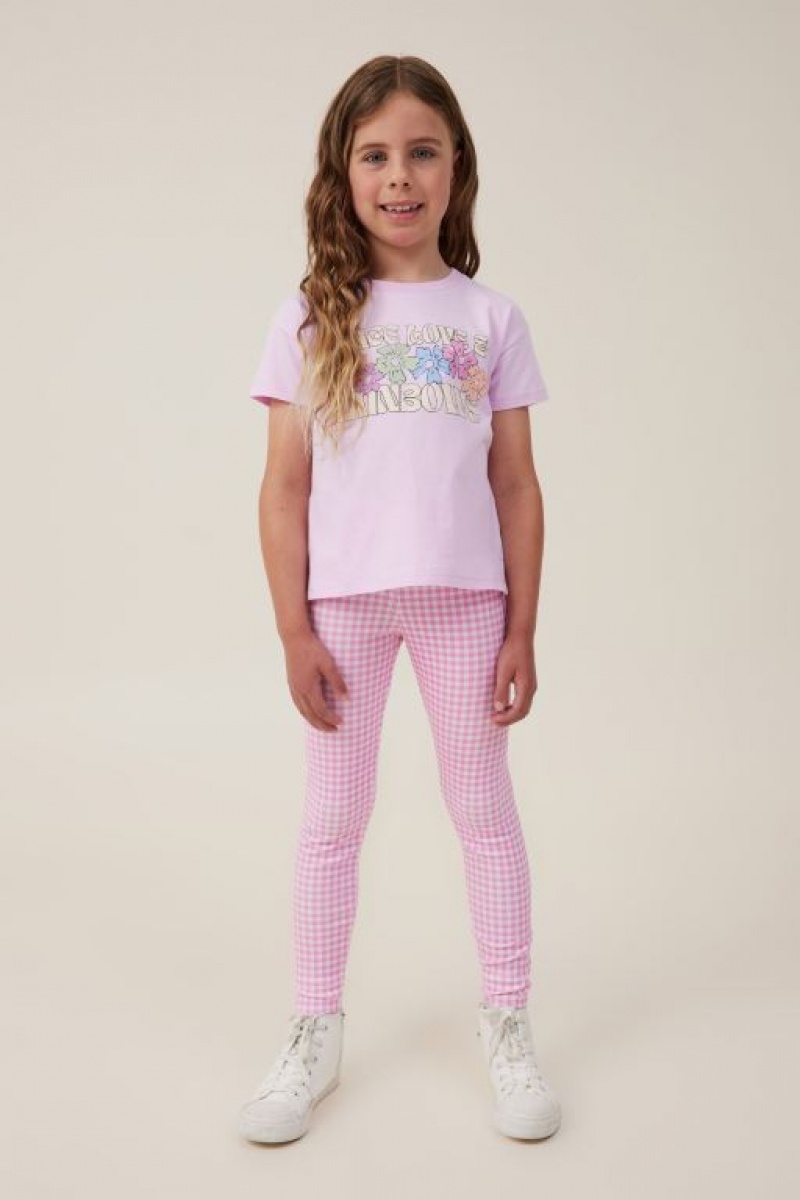 Pantalon Cotton On Huggie Tights Niña Rosas | PHYzPFGpofu