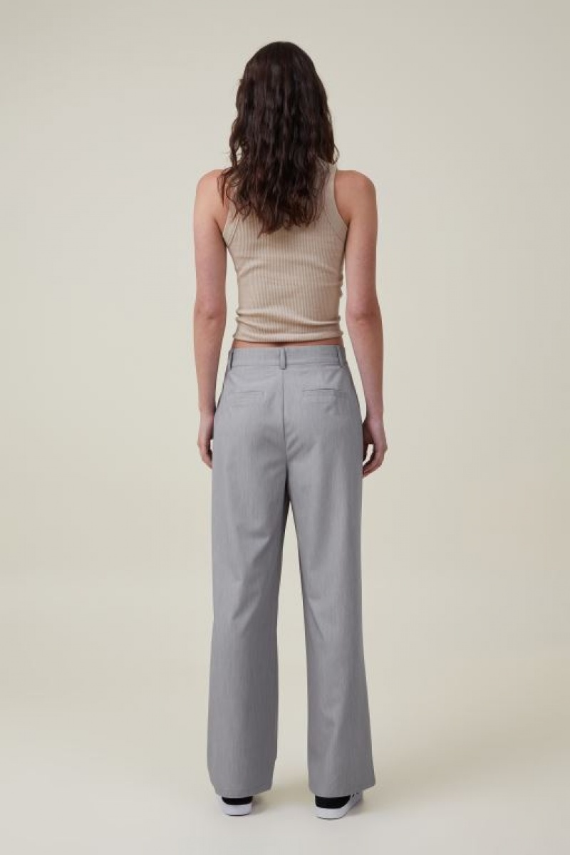 Pantalon Cotton On Jamie Suiting Mujer Gris | xyuo7Y3BXhw