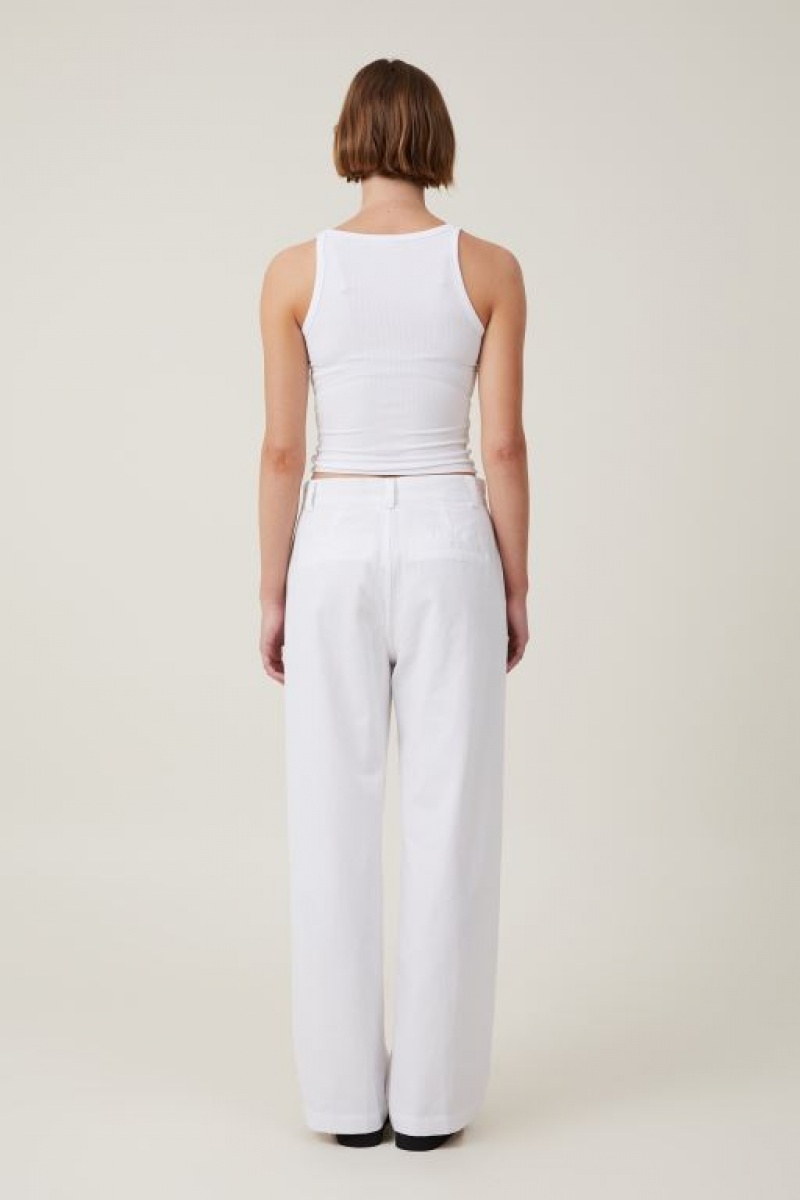 Pantalon Cotton On Jude Suiting Mujer Blancas | eFKsyfC92wn