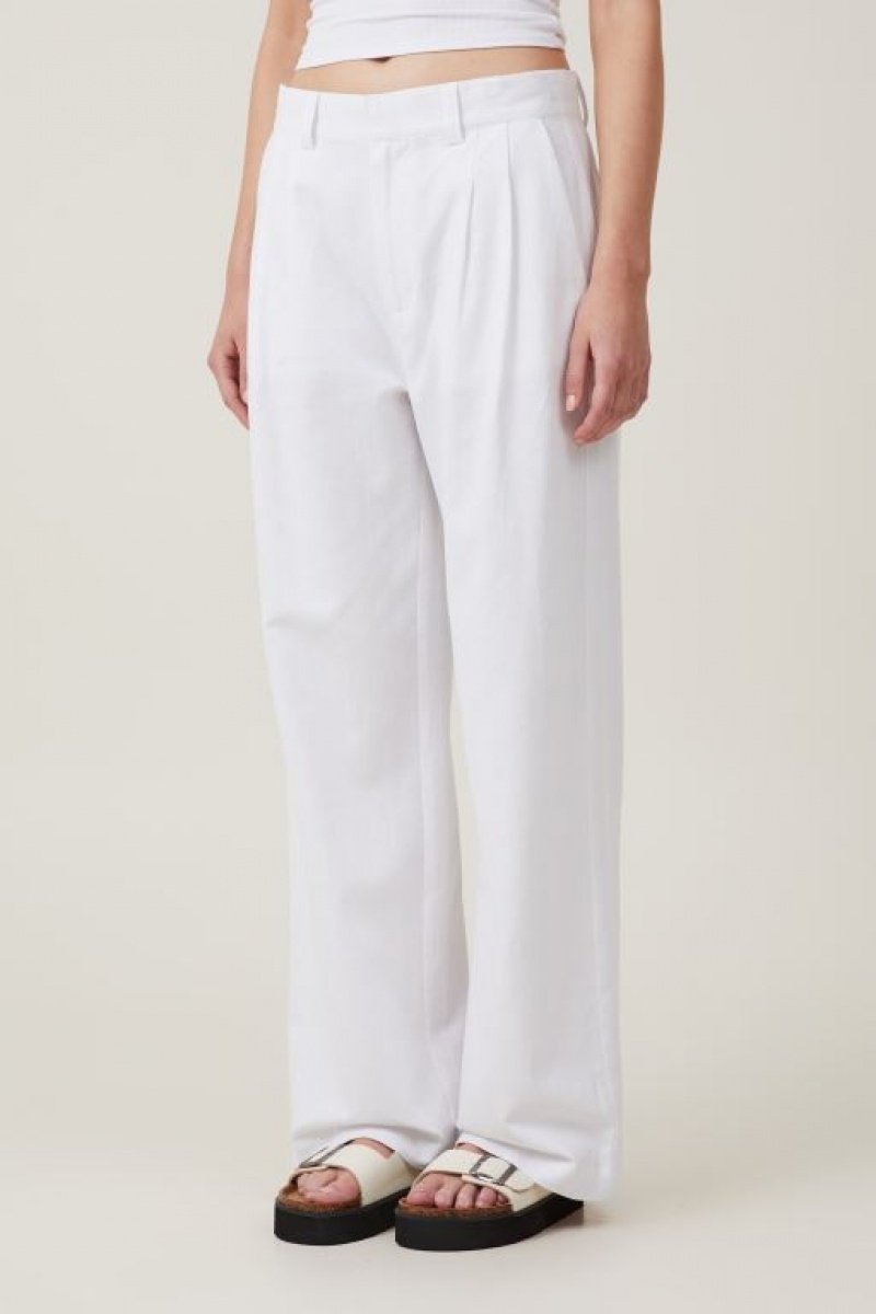 Pantalon Cotton On Jude Suiting Mujer Blancas | eFKsyfC92wn