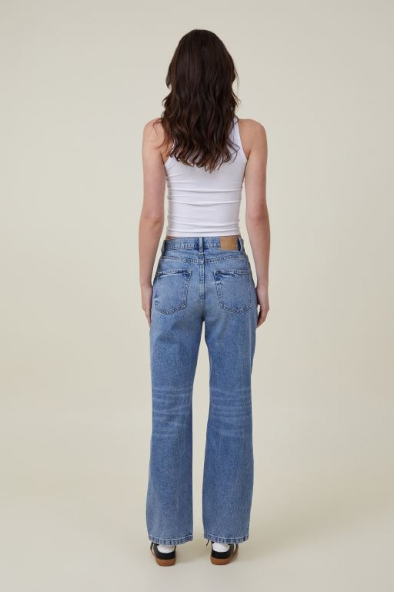 Pantalon Cotton On Loose Directo Jean Mujer Azules | EDNvPzUrFiX