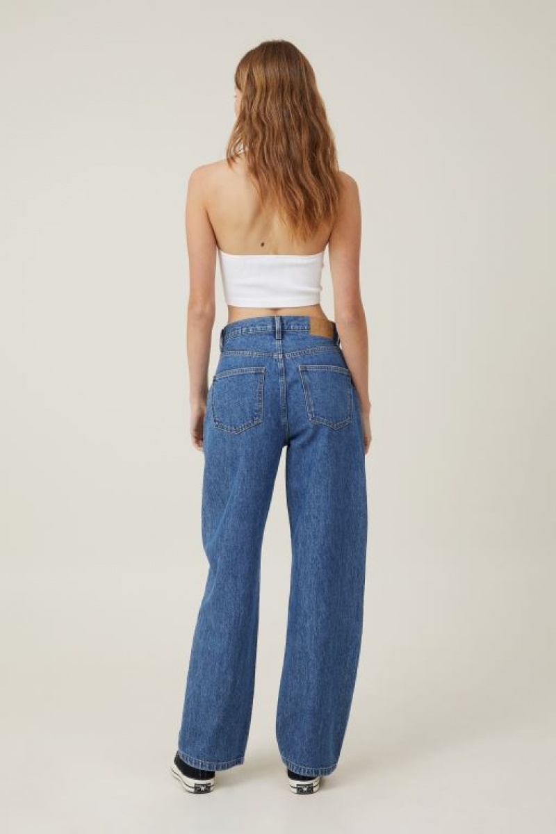 Pantalon Cotton On Loose Directo Jean Mujer Azules | IbNhaEJaVrr