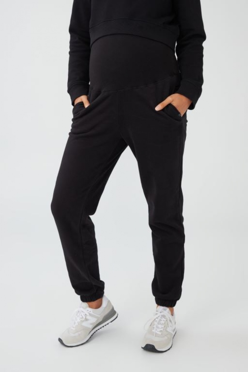 Pantalon Cotton On Maternity Plush Gym Pista Mujer Negras | jYIsxCfoYzR