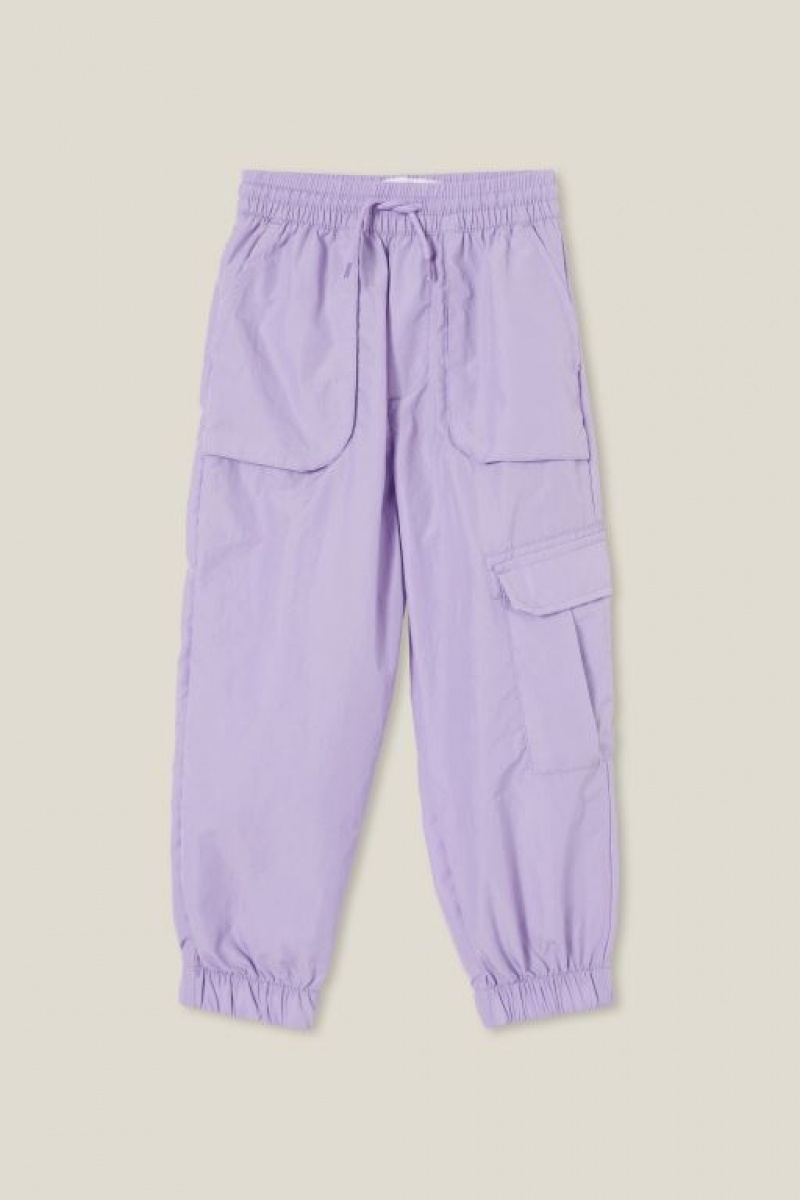 Pantalon Cotton On Peta Parachute Niña Moradas | yja5eqj9jDh