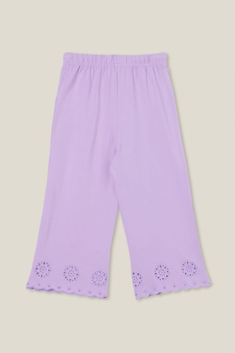 Pantalon Cotton On Piper Broderie Niña Moradas | seK0uCJpKfS