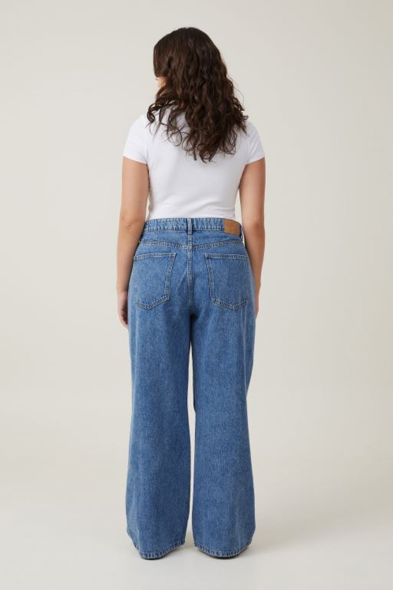 Pantalon Cotton On Relaxed Anchos Leg Jean Mujer Azules | pWcvoPqZJMv