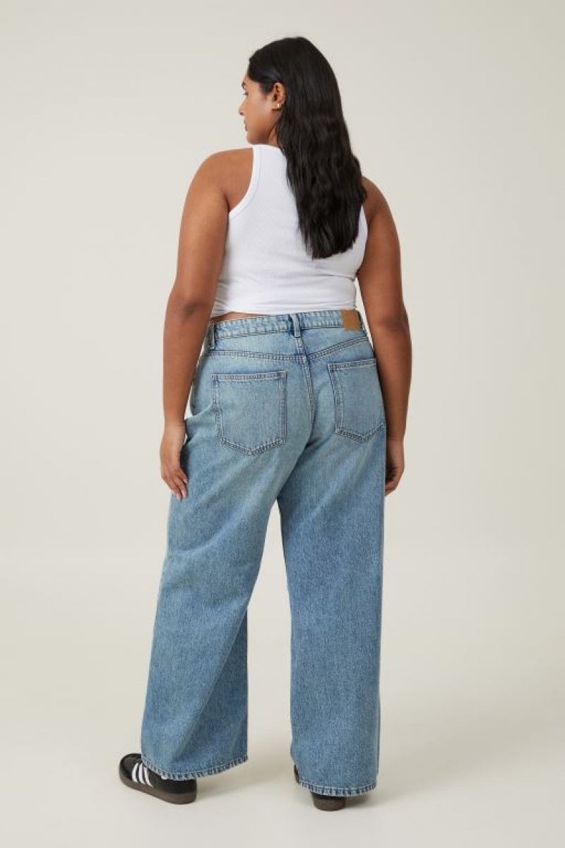 Pantalon Cotton On Relaxed Anchos Leg Jean Mujer Azules | z6WNO1xGHaG