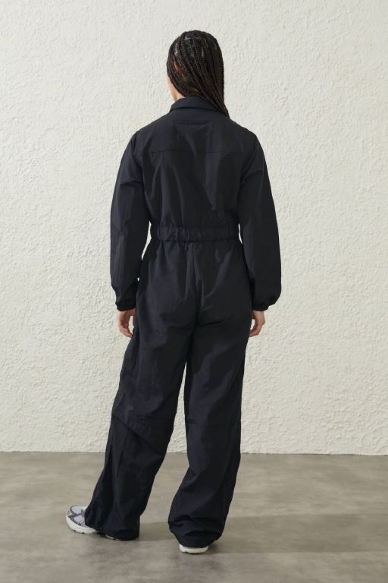 Pantalones Deportivos Cotton On Active Utility Coverall Mujer Negras | Beylm8Zm8XM