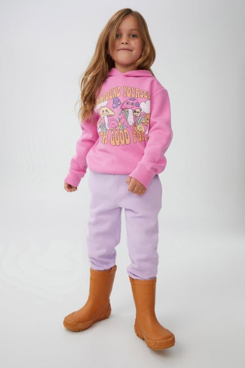 Pantalones Deportivos Cotton On Emerson Slouch Niña Moradas | U3N5DltADpy