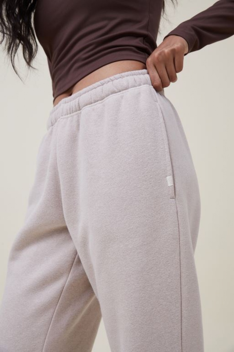 Pantalones Deportivos Cotton On Plush Essential Gym Pista Mujer Sesame | WI4Q9e1yADx