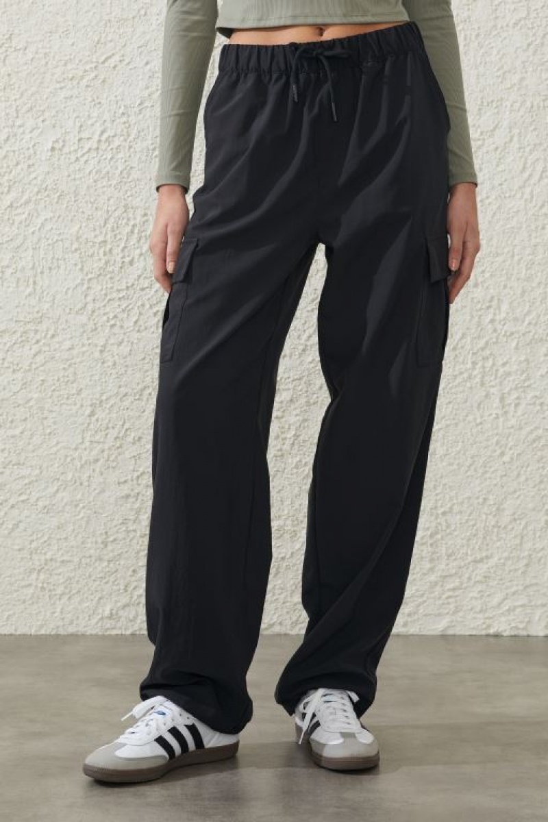 Pantalones Deportivos Cotton On Woven Cargo Mujer Negras | vJg7iNNp4Vu