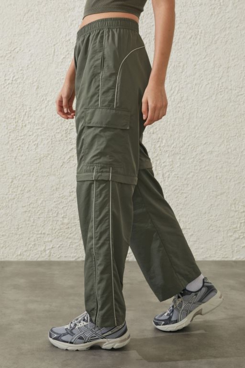 Pantalones Deportivos Cotton On Woven Zip Off Cargo Mujer Verde | QkCmAKNshQh