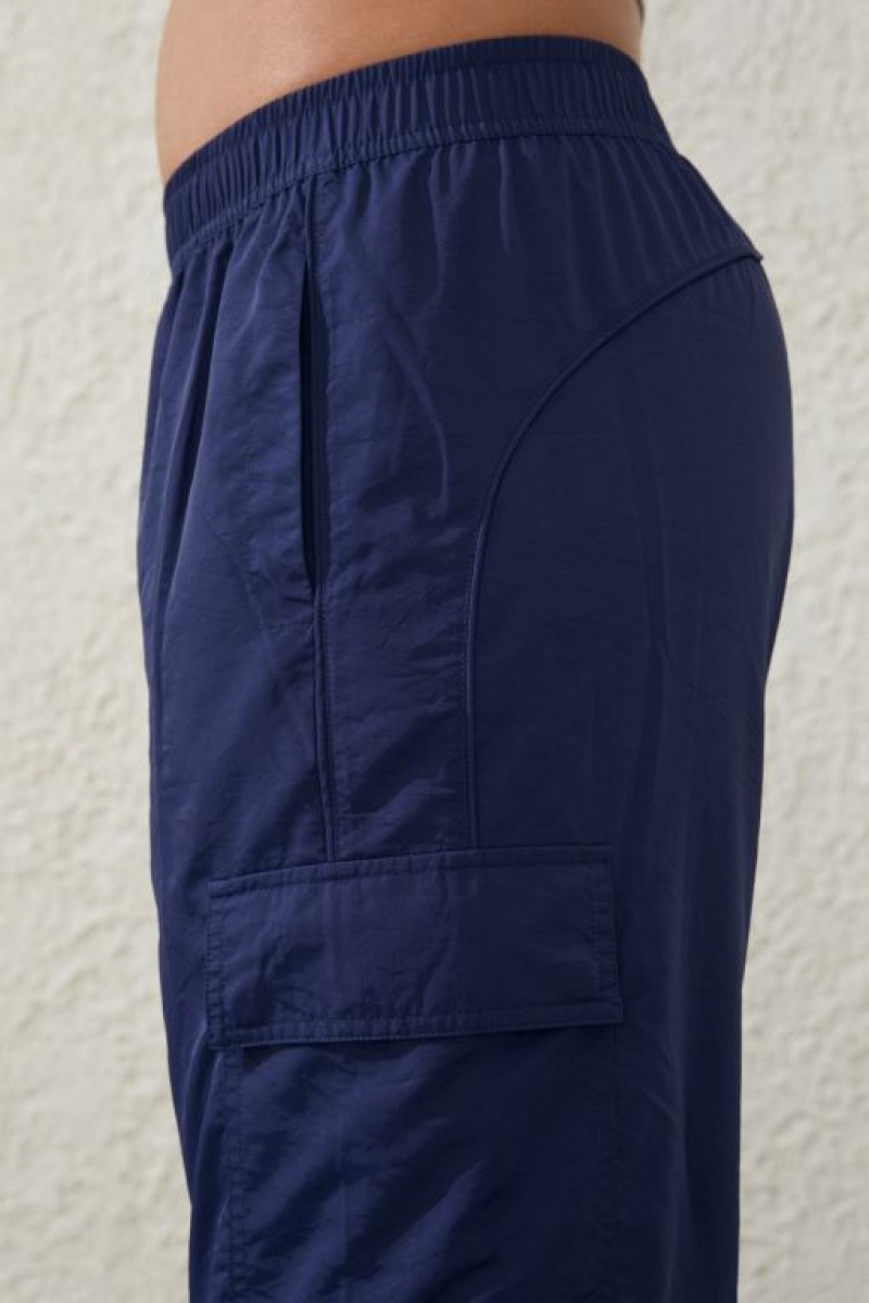 Pantalones Deportivos Cotton On Woven Zip Off Cargo Mujer Azules | KH15ZmthFSN