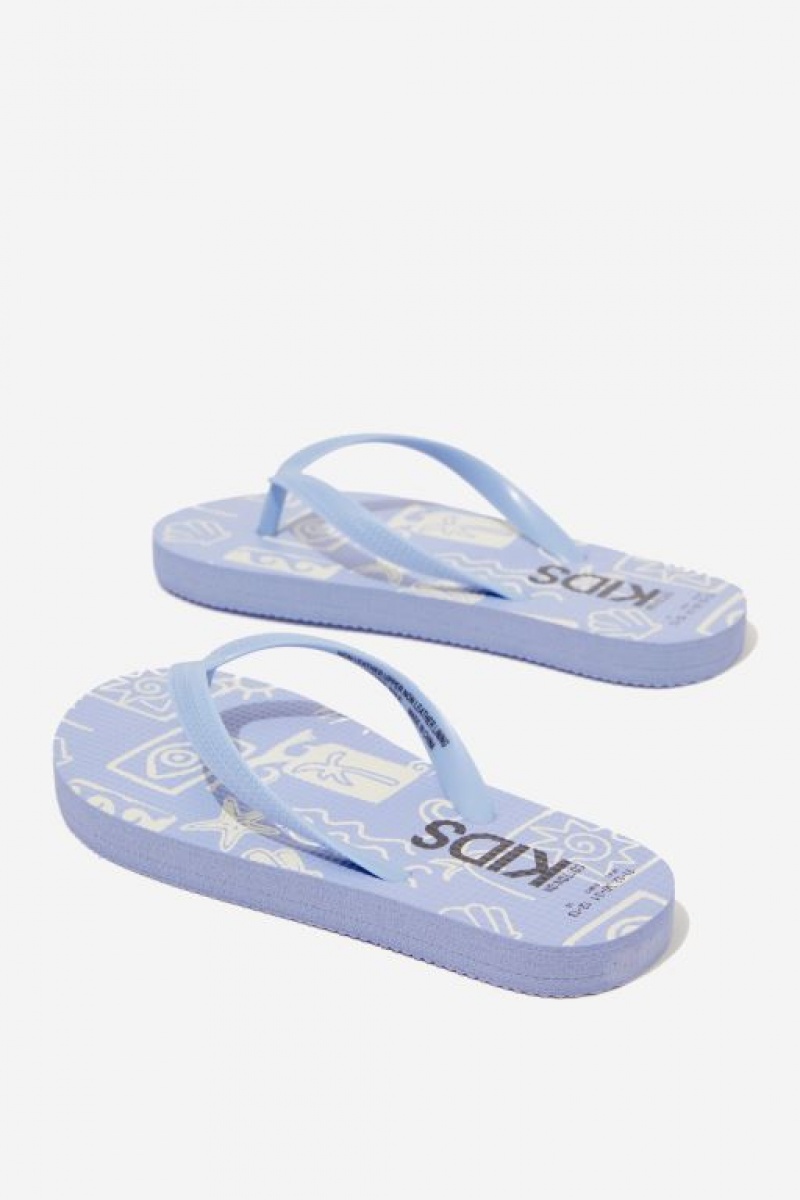 Sandalias Cotton On Printed Flip Flop Niña Azules | OnICC6zHQjv