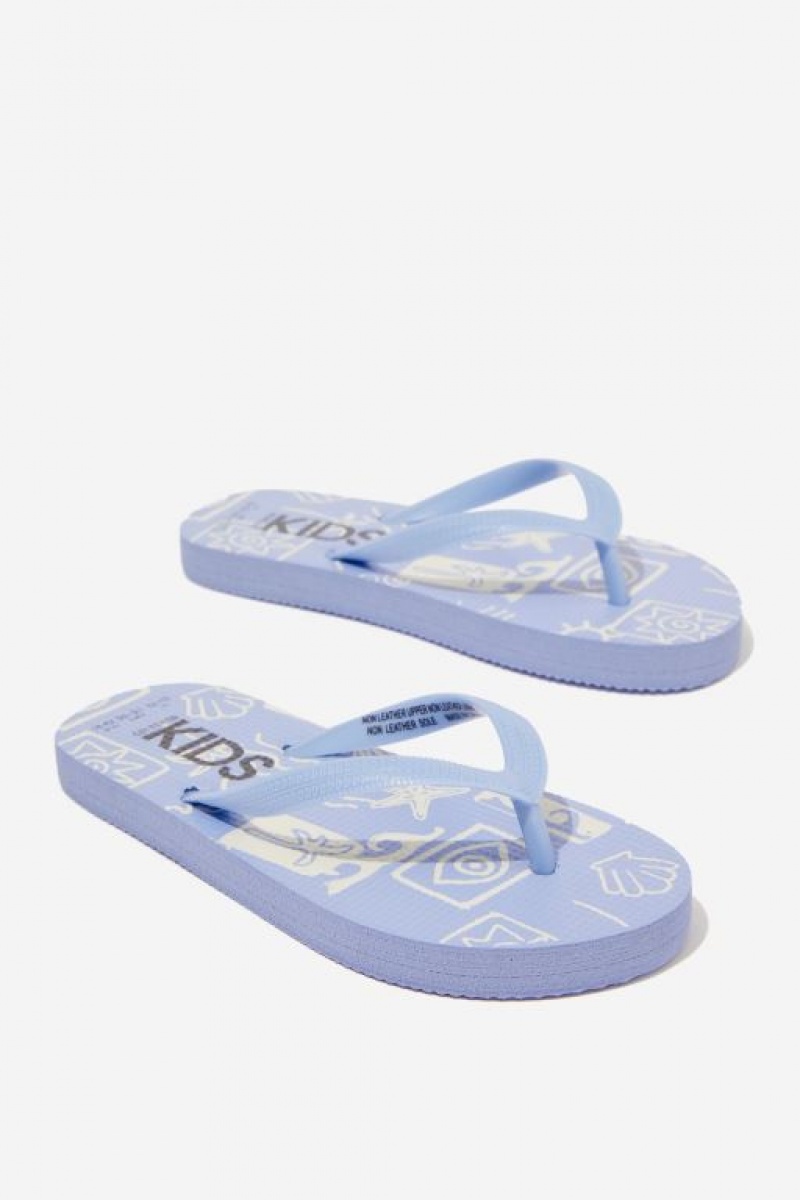 Sandalias Cotton On Printed Flip Flop Niña Azules | OnICC6zHQjv