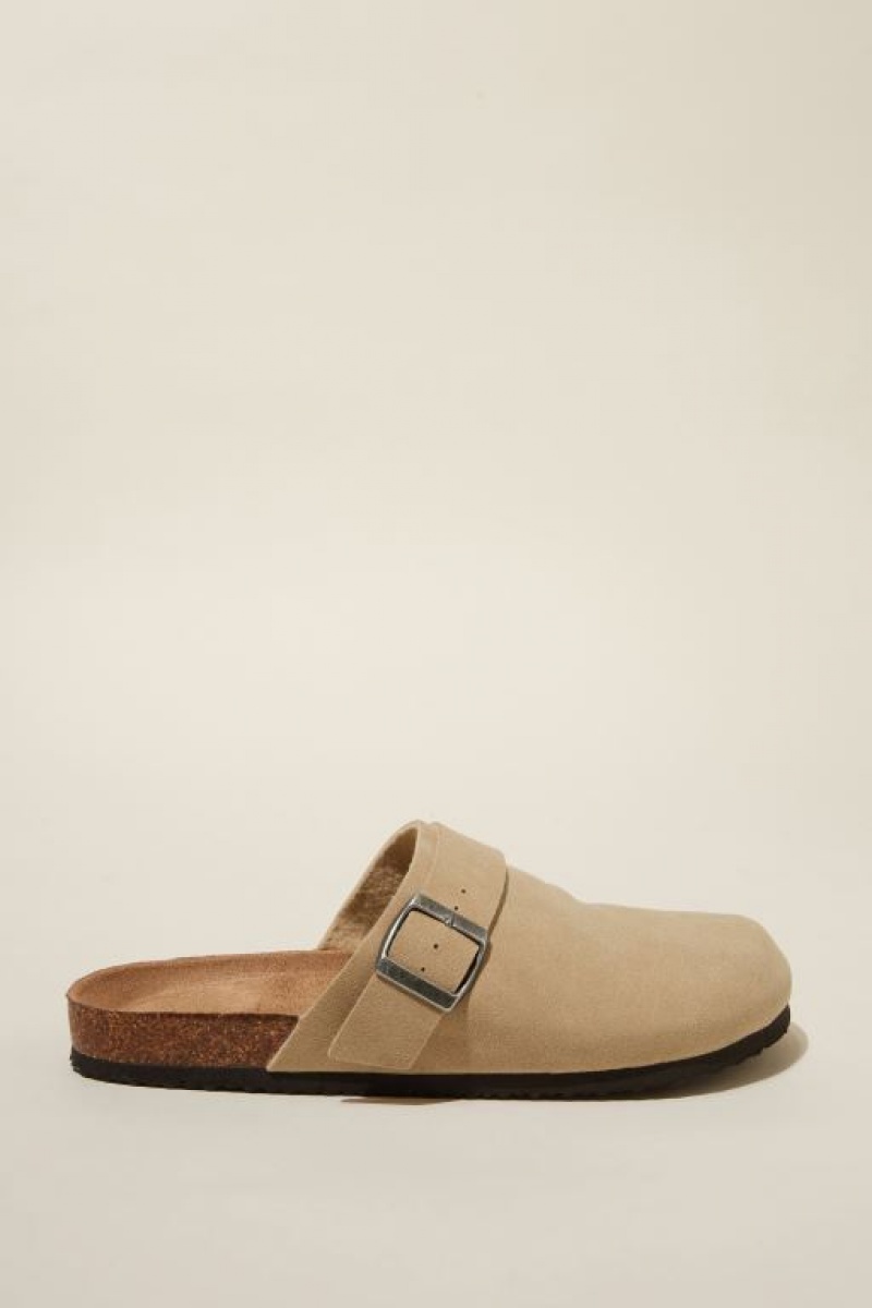 Sandalias Cotton On Rex Hebilla Mule Mujer Marrones | WiEuaKsqKdL