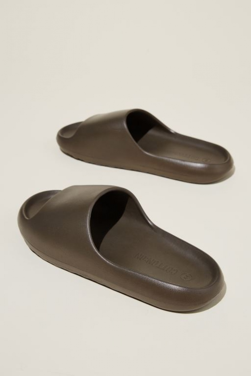 Sandalias Cotton On Vacay Chanclas Hombre Chocolate | 9HPRSomB3LQ