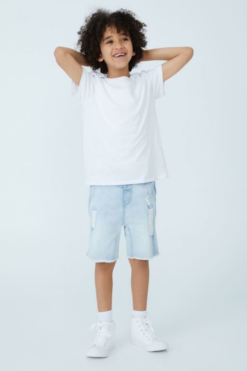 Short Cotton On Directo Fit Niño Azules Claro | wHOoUs04aKo