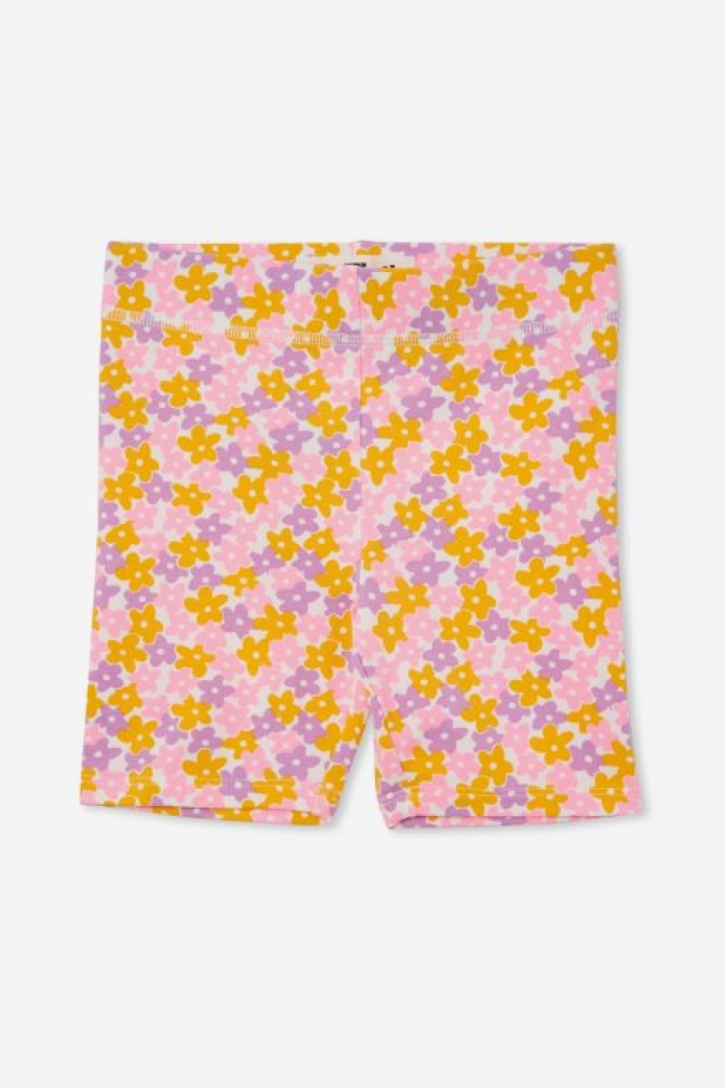 Short Cotton On Hailey Bike Niña Amarillo Claro | JUtWDVrjTD3