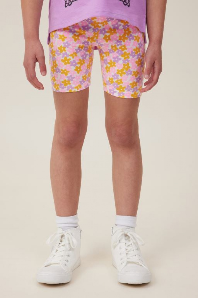 Short Cotton On Hailey Bike Niña Amarillo Claro | JUtWDVrjTD3