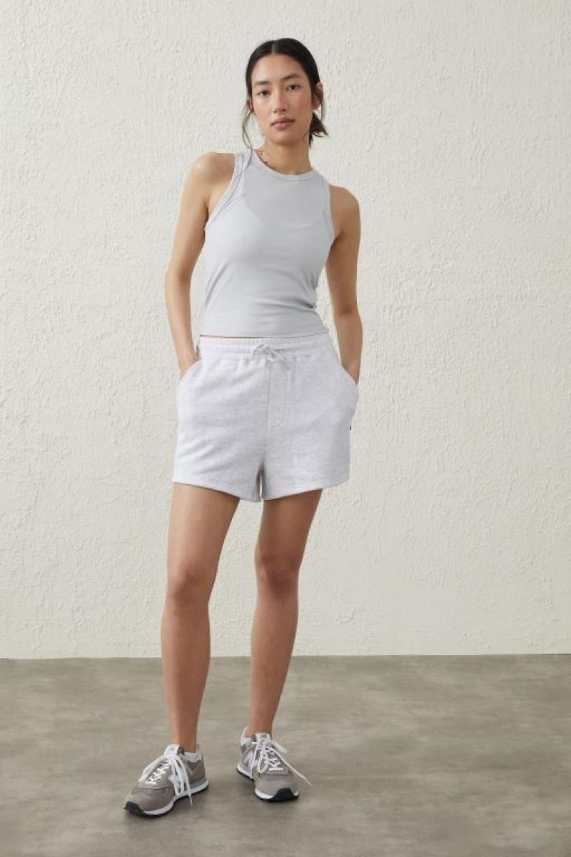 Short Cotton On Plush Fleece Mujer Gris | A9WdgcVTlsI